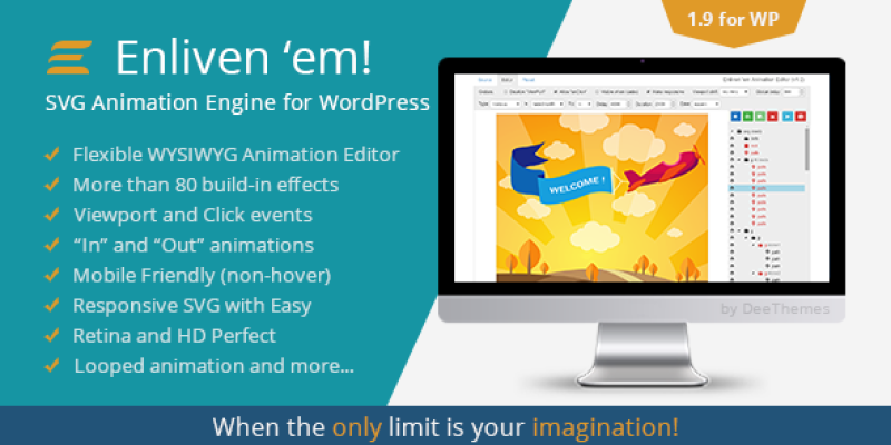 Enliven ’em! – SVG Animation Engine for WordPress
