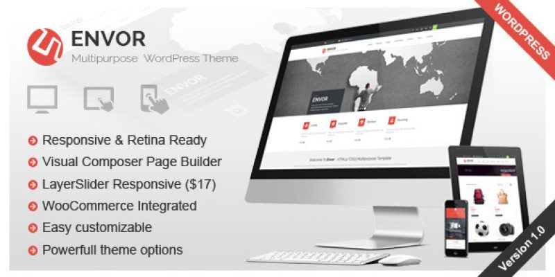 Envor – Fully Multipurpose WordPress Theme