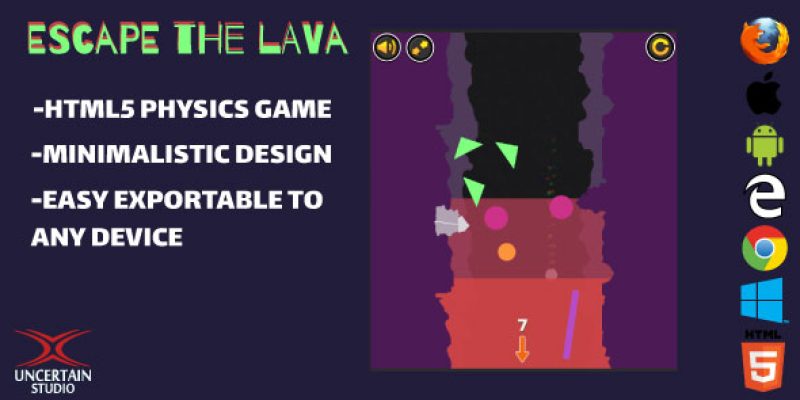 Escape The Lava – HTML5 Game