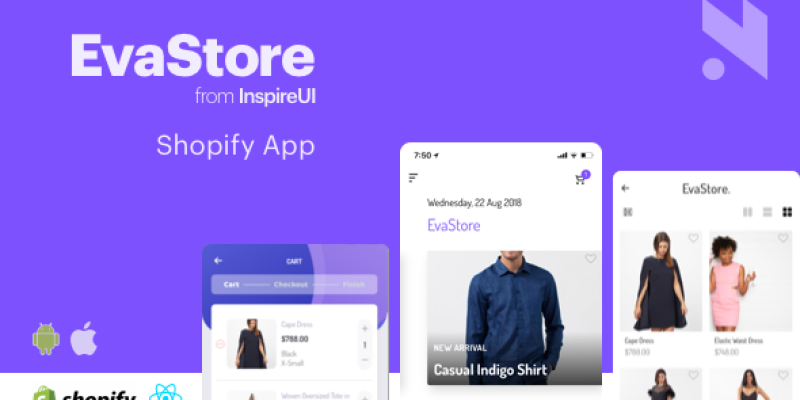 EvaStore – the complete mobile app for Shopify store by React Native and GraphQL
