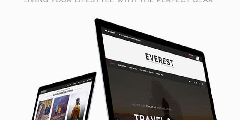Everest – Minimal Ecommerce WordPress Theme