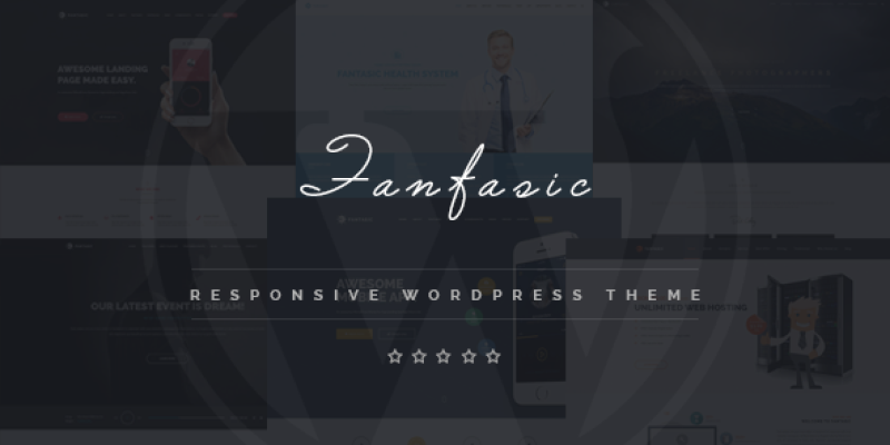Fantasic –  WordPress Landing Page Theme