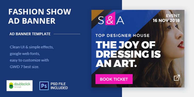 Fashion Show | AD Banner Template HTML5