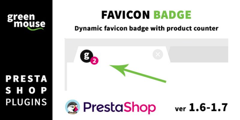 Favicon badge with product counter for Prestashop