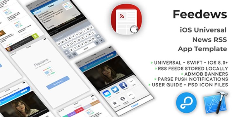 Feedews | iOS Universal News App Template (Swift)