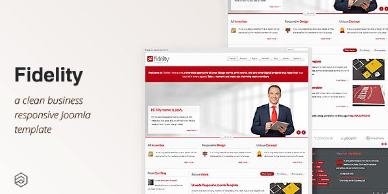 Fidelity – Responsive Business Joomla Template