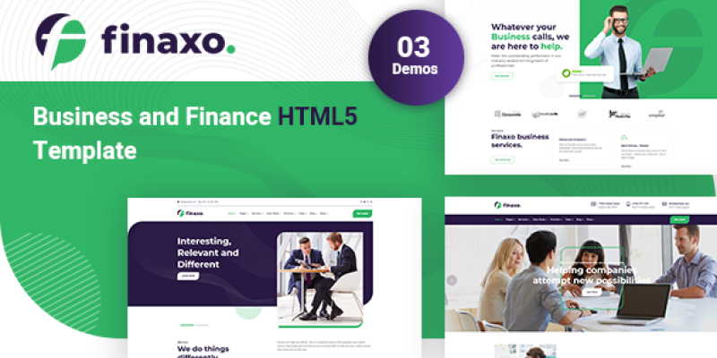 Finaxo – Business and Finance HTML5 Template