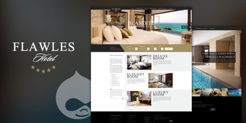 FlawlesHotel – Online Hotel Booking Drupal Theme