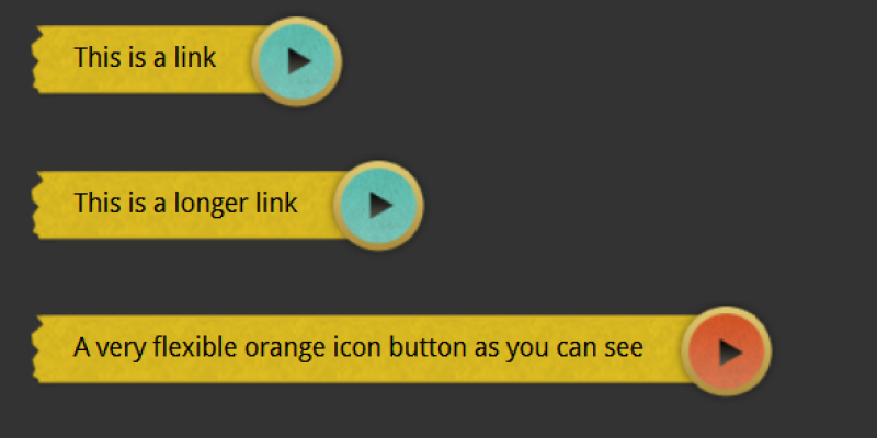 Flexible Web Graphic CSS Buttons