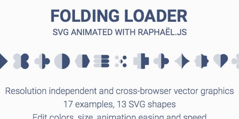 Folding Loader Animated SVG