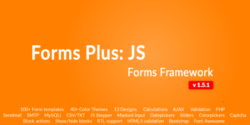Form Framework with Validation & Calculation – Forms Plus: JS