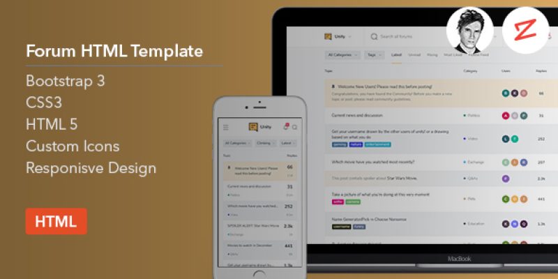 Forum HTML Template