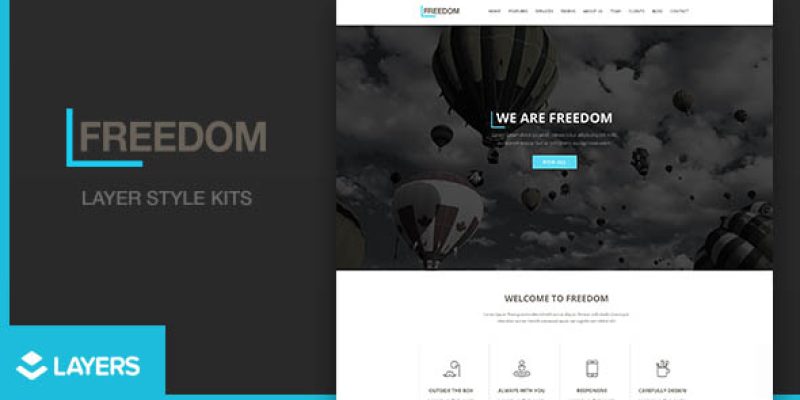 Freedom | Layers WordPress Style Kits