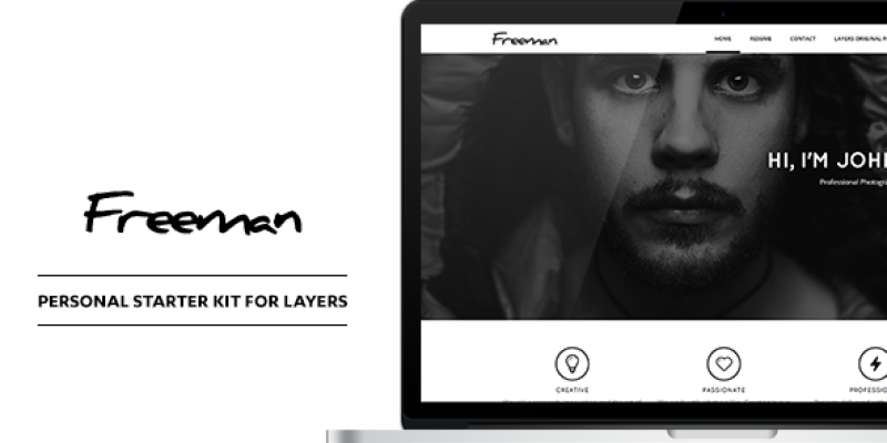 Freeman – Personal CV & Resume Style Kit