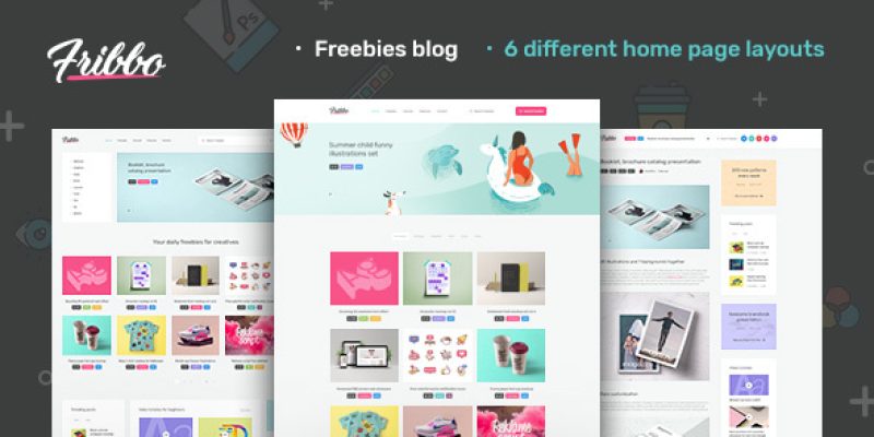 Fribbo – Freebies Blog WordPress Theme