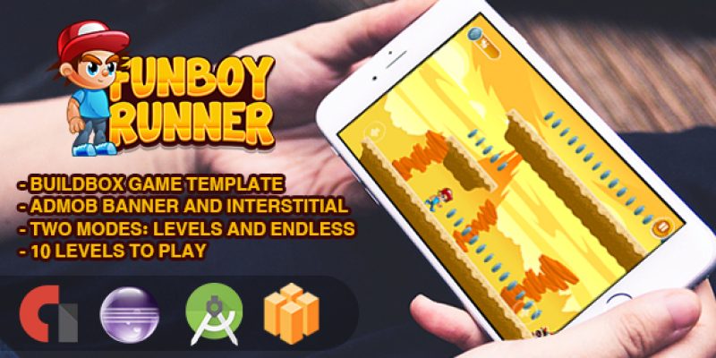 FunBoy Runner – Android Studio + Eclipse + Buildbox Template