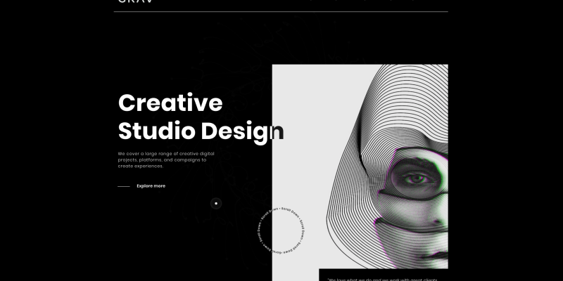 GRAV – Creative Portfolio HTML5 Template