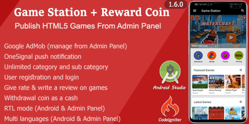 Game Station + Reward Coin