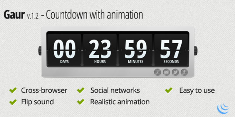 Gaur – Countdown with Animation