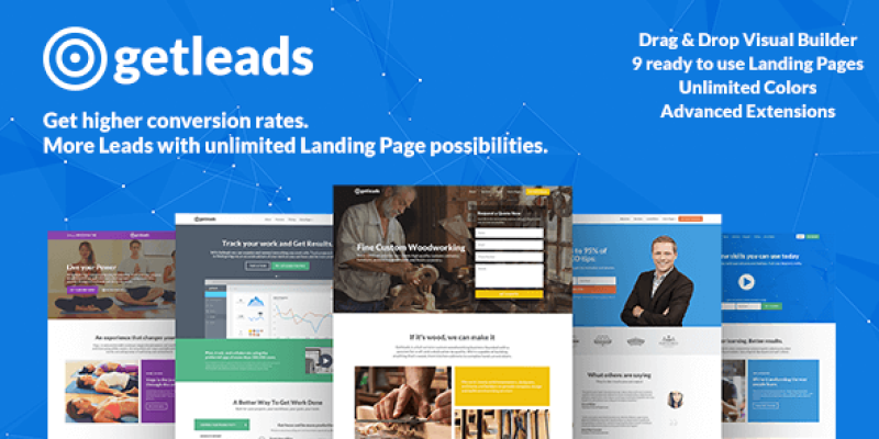 Getleads  High-Performance Landing Page WordPress Theme