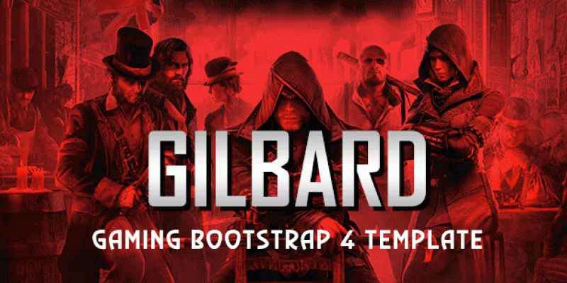 Gilbard – Gaming Bootstrap 4 Template