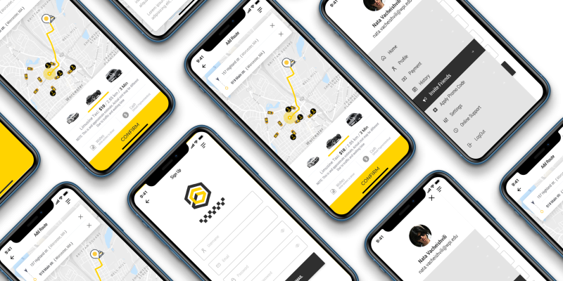 Gitex – Taxi HTML Mobile Application