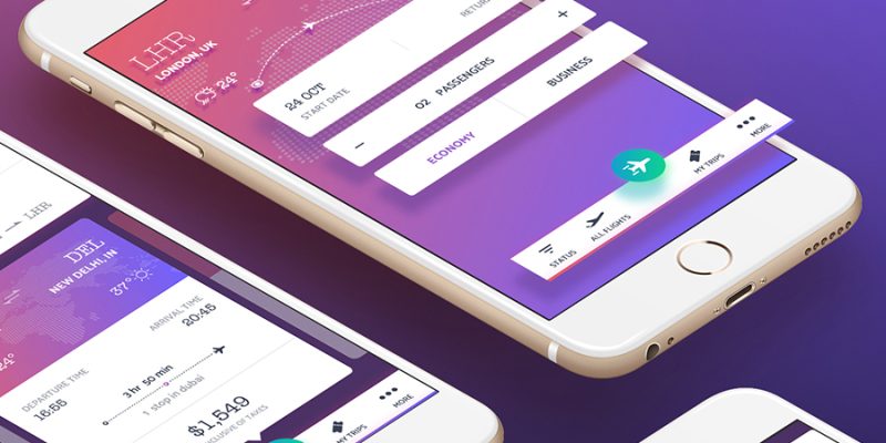 GoFlight Mobile App – UI kit