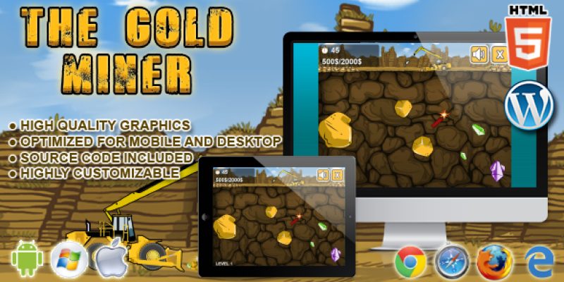 Gold Miner – HTML5 Game