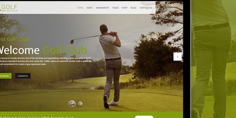 GolfClub – Sports Course HTML Template
