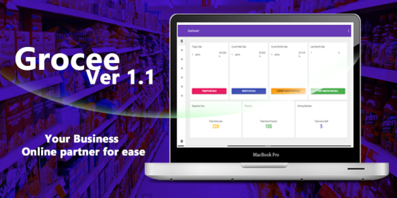 Grocee – Complete Grocery store Backend with Telecaller