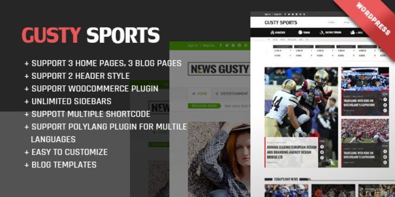 Gusty Magazine WordPress theme