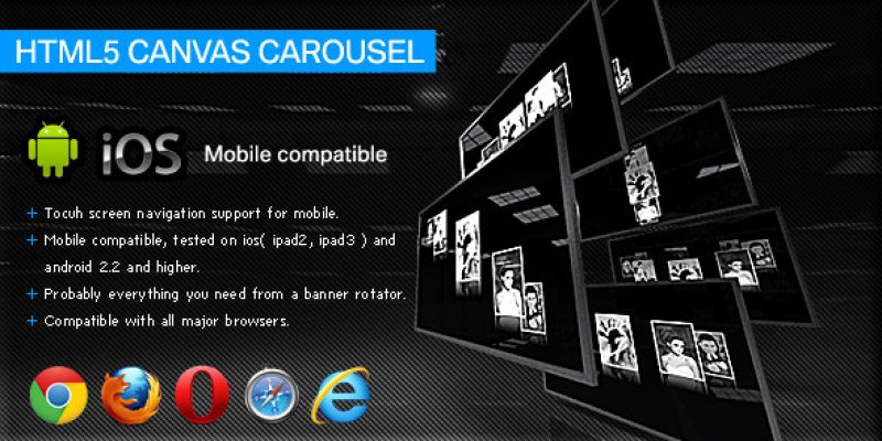 HTML5 Canvas Carousel