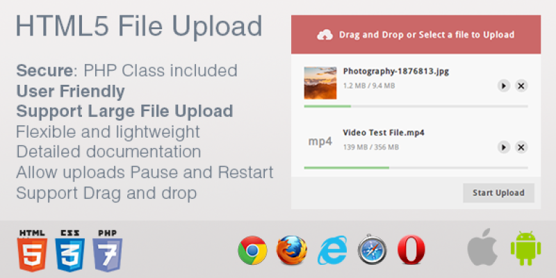 HTML5 File Upload