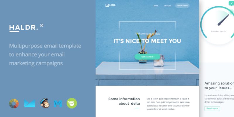 Haldr – HTML Email Template + Builder 2.0