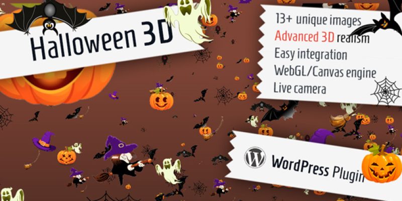 Halloween 3D for WordPress