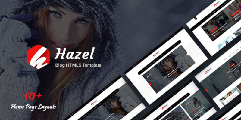 Hazel – Personal Blog HTML Template