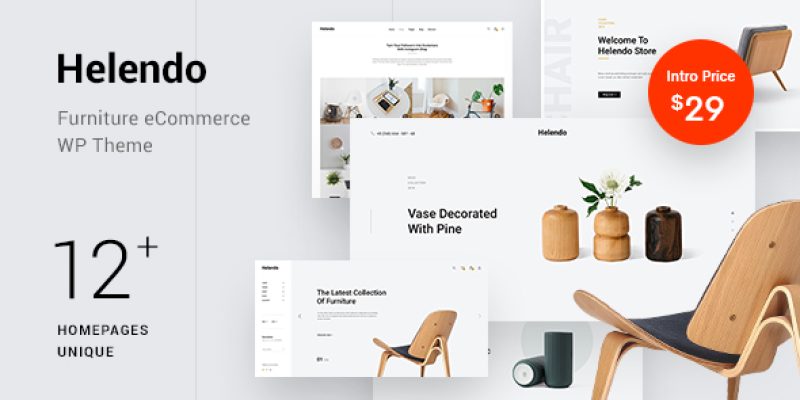 Helendo – Furniture eCommerce WordPress Theme