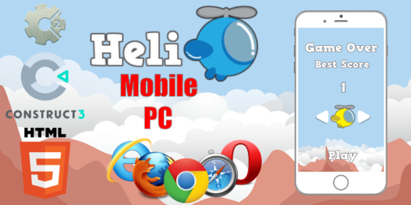 Heli –  HTML5 Game