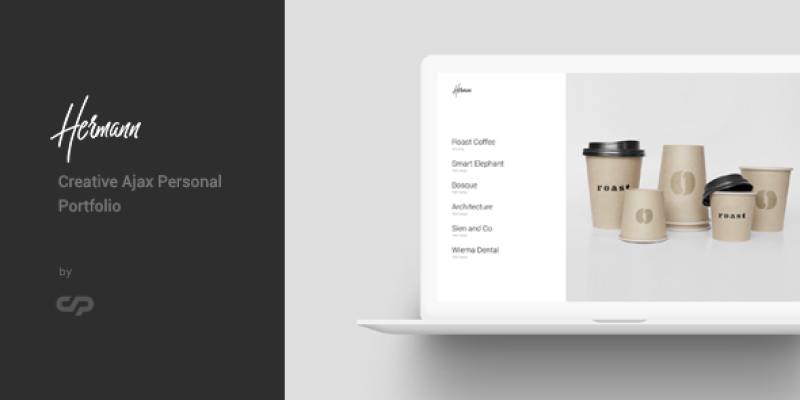 Hermann – Creative Ajax Portfolio Template