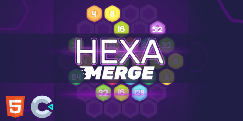 Hexa Merge – HTML5 Game (Construct 3)