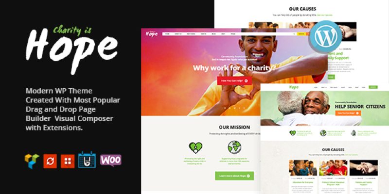 Hope | Non-Profit, Charity & Donations WordPress Theme + RTL