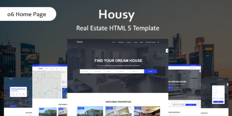 Housy – Real Estate HTML5 Template