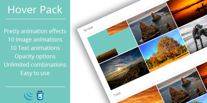 Hover Effects Pack – JavaScript Plugin