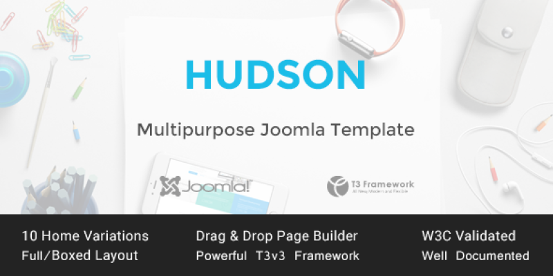 Hudson – Multipurpose Joomla Template
