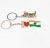 India Bharat Tricolour Flag for and friend keychain peck of 2