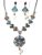 Crystals Necklace with Earring For Women Western Party Wear Jewellery