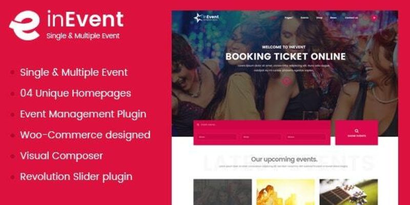 InEvent | Multi-Purpose for Conference Management WordPress Theme