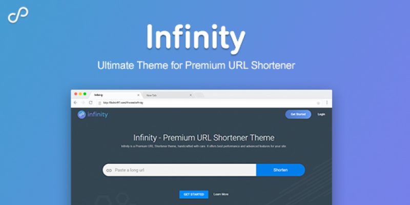 Infinity – Premium URL Shortener Theme