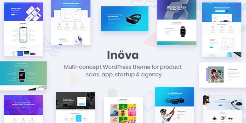 Inova – Multipurpose WordPress Theme For Startups & Agencies