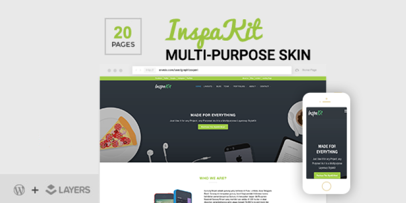 InspaKit – Multi-Purpose LayersWP Style Kit